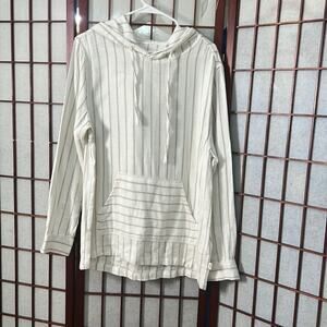 ONIA STRIPED KANGAROO POCKETS‎ SHIRT SIZE M